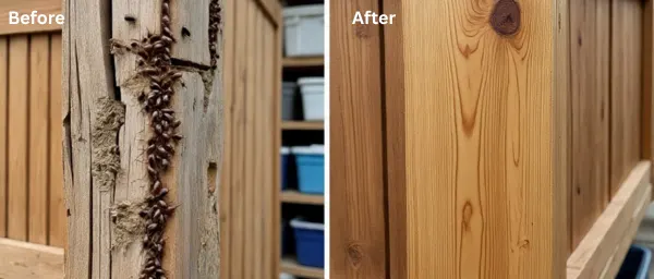 Termite Treatment Results